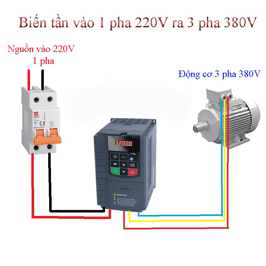 Nguyên lý hoạt động của biến tần 3 pha