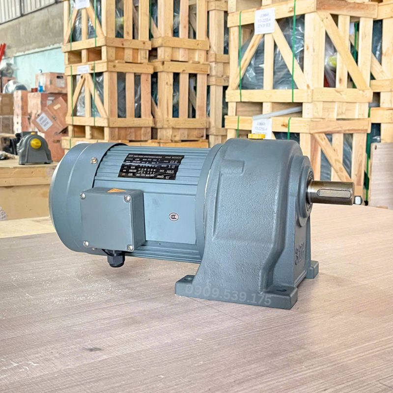 Phân loại động cơ hộp số 2HP 1.5kw theo kích thước trục