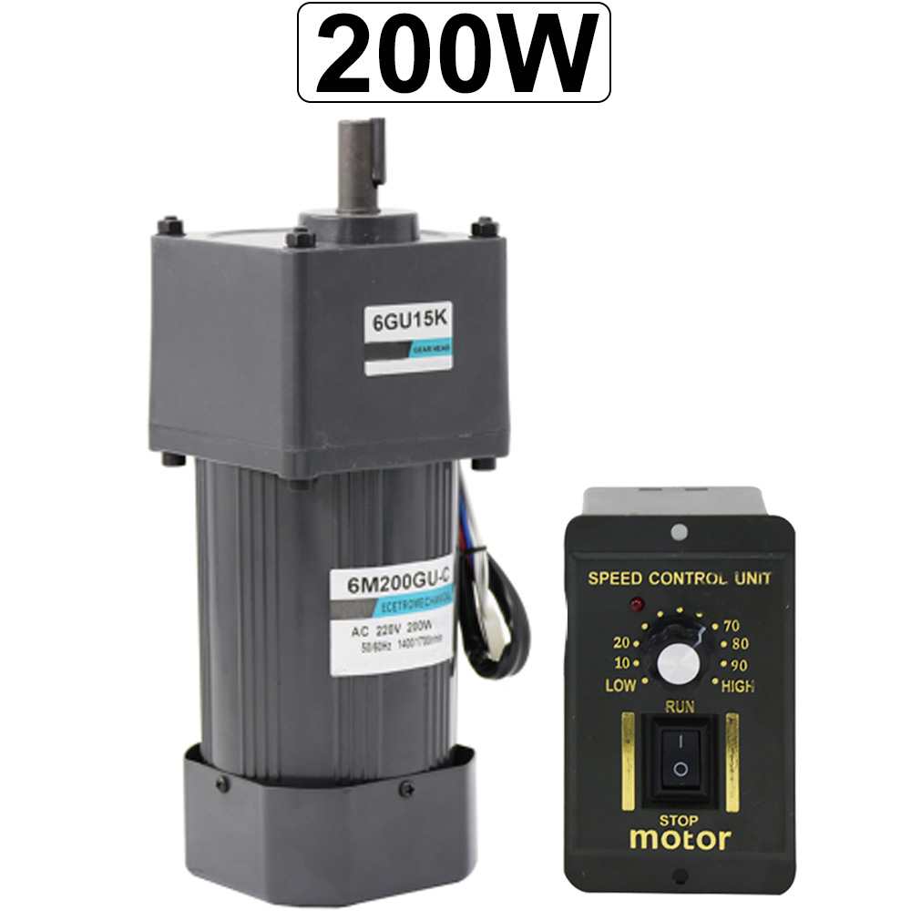 Cấu tạo motor giảm tốc mini 180w 1 pha 220v