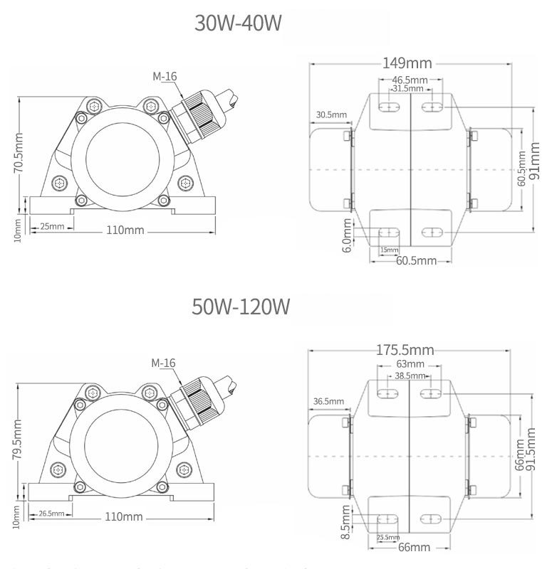 Thông số kỹ thuật motor rung mini